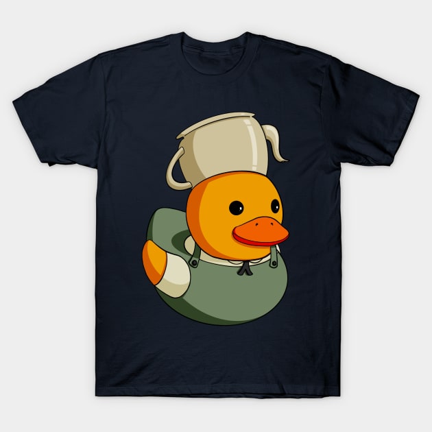 Greg Rubber Duck T-Shirt by Alisha Ober Designs